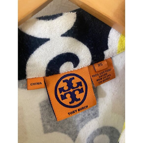 Tory Burch Women's Long Sleeve Multi Color Pull Over Tunic - XS - Picture 2 of 12